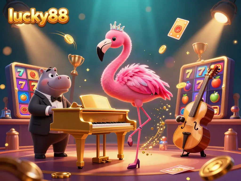 Experience thrilling slot gaming at lucky88 with vibrant characters and exciting jackpot features.