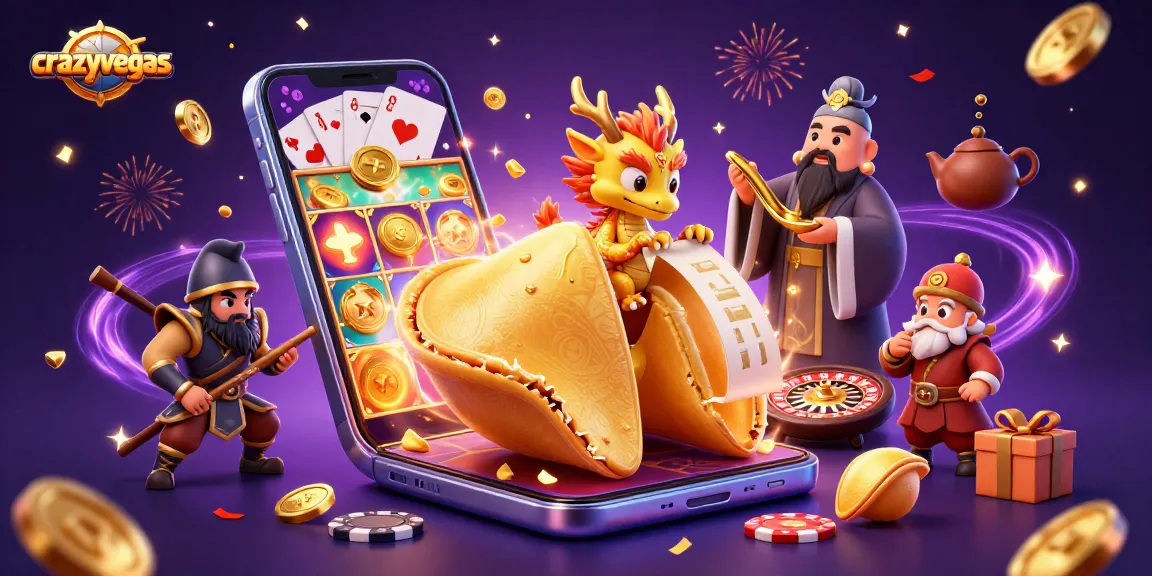 Engage in thrilling slots at crazyvegas with golden coins, spinning reels, and magical creatures.